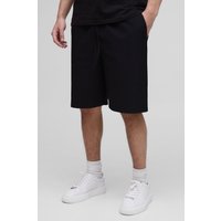 Lockere Stretch-Shorts mit elastischem Bund - Schwarz - XS, Schwarz Lockere Stretch-Shorts mit elastischem Bund - Schwarz - XS, Schwarz von boohooman