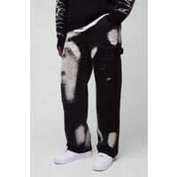 Lockere gebleichte Jeans mit Rissen von boohooman