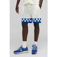 Lockere karierte Shorts von boohooman