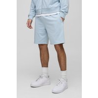 Lockere mittellange Basic Shorts - Blau - XS, Blau Lockere mittellange Basic Shorts - Blau - XS, Blau von boohooman