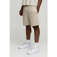 Lockere mittellange Basic Shorts - Grau - XS, Grau Lockere mittellange Basic Shorts - Grau - XS, Grau von boohooman