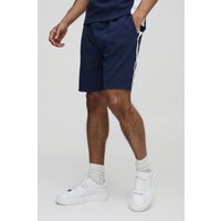 Lockere mittellange Shorts - Blau - XS, Blau Lockere mittellange Shorts - Blau - XS, Blau von boohooman