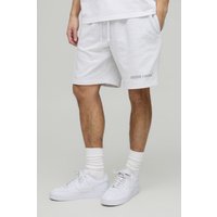 Lockere mittellange Shorts - Grau - XS, Grau Lockere mittellange Shorts - Grau - XS, Grau von boohooman