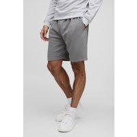 Lockere mittellange Shorts - Grau - XS, Grau Lockere mittellange Shorts - Grau - XS, Grau von boohooman