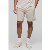 Lockere mittellange Shorts - Grau - XS, Grau Lockere mittellange Shorts - Grau - XS, Grau von boohooman