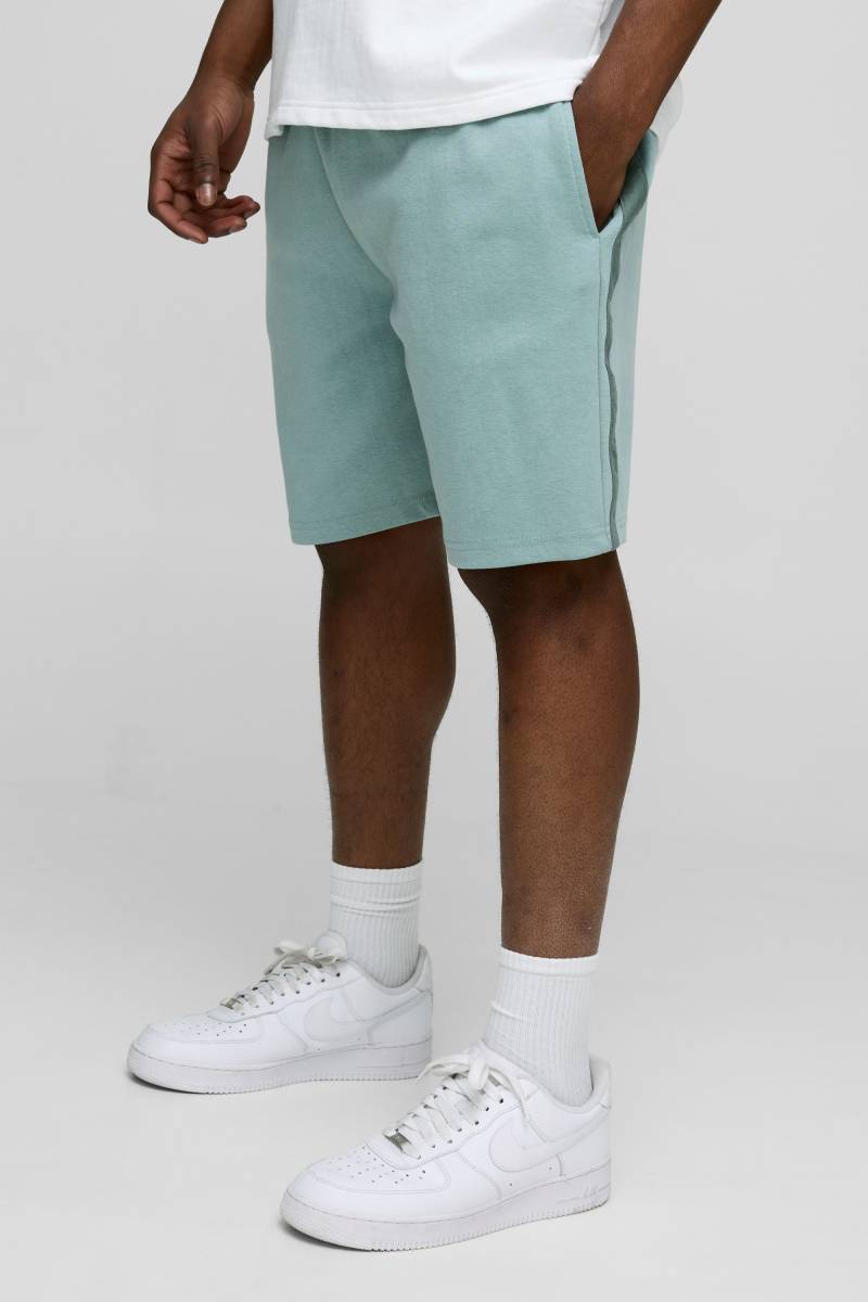 Lockere mittellange Shorts - Grün - XS, Grün von boohooman