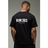 MAN Active Run:365 Oversize T-Shirt - Schwarz - XS, Schwarz MAN Active Run:365 Oversize T-Shirt - Schwarz - XS, Schwarz von boohooman