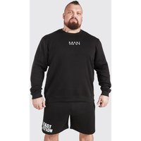 MAN Active X Beast Sweatshirt mit Print-Detail - schwarz - M, schwarz von boohooman