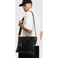 Geprägte Man Geldbörse und Tragetasche - Schwarz - ONE SIZE, Schwarz von boohooman