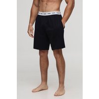 Man Loungewear-Shorts - Schwarz - L, Schwarz von boohooman