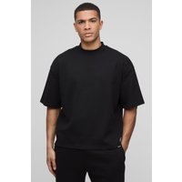 Kastiges Oversize Man T-Shirt - Schwarz - S, Schwarz von boohooman