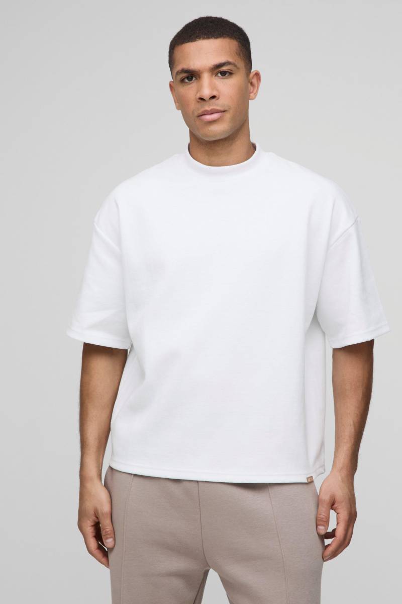 Kastiges Oversize Man T-Shirt - Weiß - XL, Weiß von boohooman