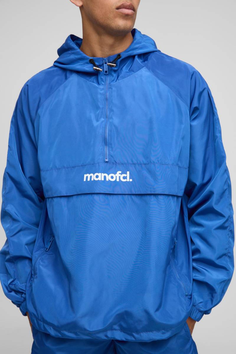 Oversize Man Regenjacke - Grau - XS, Grau von boohooman