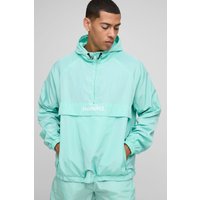 Oversize Man Regenjacke - Grün - XS, Grün von boohooman