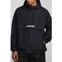 Oversize Man Regenjacke - Schwarz - L, Schwarz von boohooman