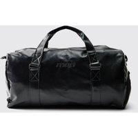 Man PU-Sporttasche - Schwarz - ONE SIZE, Schwarz von boohooman