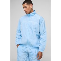 Man Nylon-Jacke - Blau - XS, Blau von boohooman