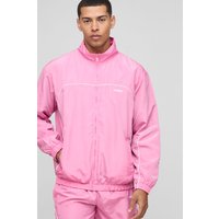 Man Nylon-Jacke - magenta - XS, magenta von boohooman