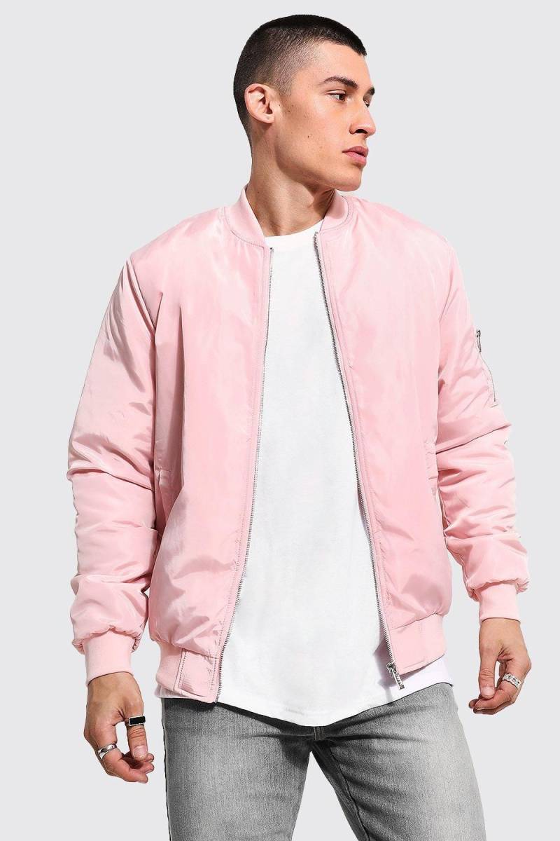 Ma1 Bomberjacke - Rosa - XS, Rosa von boohooman