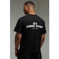 Man Active 26.2 Running Division T-Shirt von boohooman