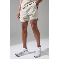 Man Active 5-in-1 Shorts - Taupe - XS, Taupe von boohooman