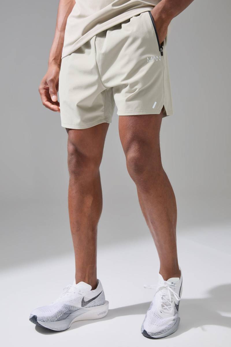 Man Active 5-in-1 Shorts - Taupe - XS, Taupe Man Active 5-in-1 Shorts - Taupe - XS, Taupe von boohooman