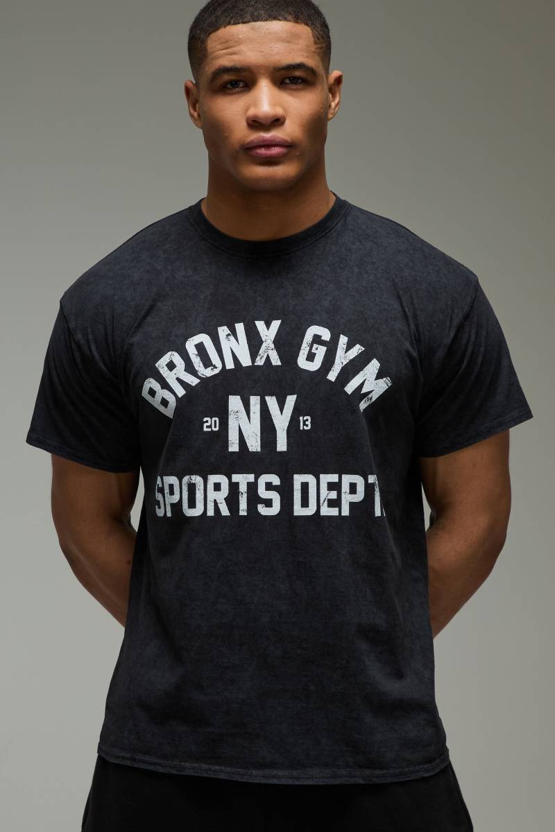 Man Active Bronx Gym Oversize T-Shirt von boohooman