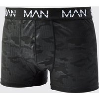 Man Active Camouflage Performance Boxershorts von boohooman