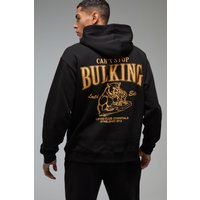 Man Active Can't Stop Oversize Hoodie - Schwarz - XS, Schwarz Man Active Can't Stop Oversize Hoodie - Schwarz - XS, Schwarz von boohooman