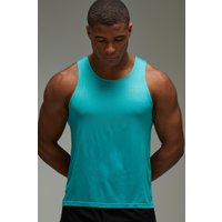 Man Active Strick-vesttop - Blau - M, Blau von boohooman