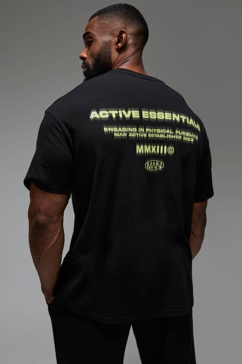 Man Active Essentials Oversize Hoodie von boohooman