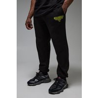 Man Active Essentials Oversize Jogginghose - Schwarz - XS, Schwarz von boohooman