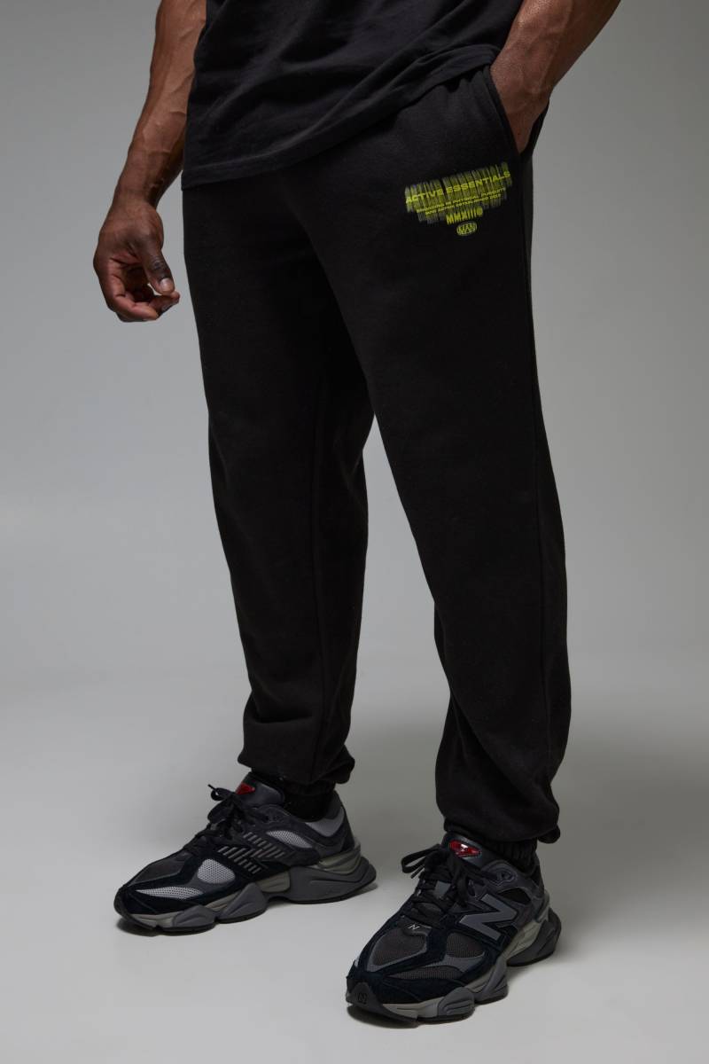 Man Active Essentials Oversize Jogginghose - Schwarz - XS, Schwarz Man Active Essentials Oversize Jogginghose - Schwarz - XS, Schwarz von boohooman