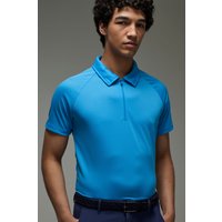 Man Active Golf Poloshirt - Blau - XS, Blau Man Active Golf Poloshirt - Blau - XS, Blau von boohooman