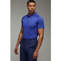 Man Active Golf Poloshirt - Grau - XS, Grau Man Active Golf Poloshirt - Grau - XS, Grau von boohooman