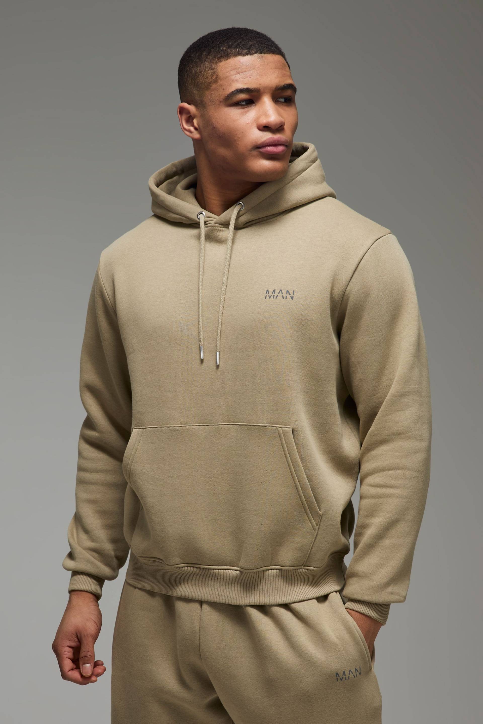 Man Active Gym Basic Hoodie von boohooman