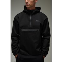 Man Active Windbreaker mit Reißverschluss - Schwarz - XS, Schwarz von boohooman