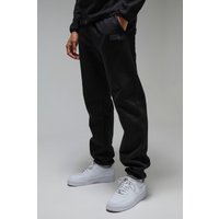Man Active Jogginghose mit Aufnäher - Schwarz - XL, Schwarz von boohooman