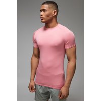 Man Active Lightweight Essentials Fitness Muscle Fit T-Shirt mit Raglanärmeln - Orange - XXL, Orange von boohooman