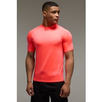 Man Active Lightweight Essentials Gym Raglan T-Shirt - Rosa - M, Rosa von boohooman