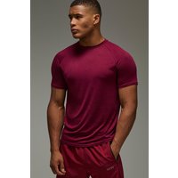 Man Active Lightweight Essentials Gym Raglan T-Shirt - Rot - S, Rot Man Active Lightweight Essentials Gym Raglan T-Shirt - Rot - S, Rot von boohooman