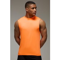 Man Active Lightweight Essentials Gym vesttop - Orange - M, Orange Man Active Lightweight Essentials Gym vesttop - Orange - M, Orange von boohooman