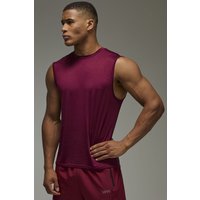 Man Active Lightweight Essentials Gym vesttop - Rot - 2XL, Rot von boohooman