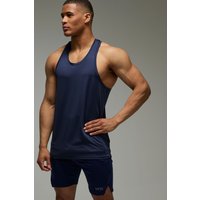 Man Active Lightweight Essentials Sport-Top - Blau - L, Blau Man Active Lightweight Essentials Sport-Top - Blau - L, Blau von boohooman