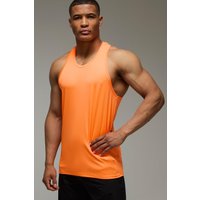 Man Active Lightweight Essentials Sport-Top - Orange - 2XL, Orange von boohooman