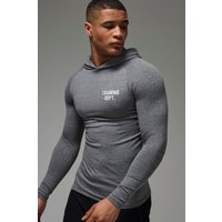 Man Active Lightweight Hoodie - Grau - XS, Grau Man Active Lightweight Hoodie - Grau - XS, Grau von boohooman