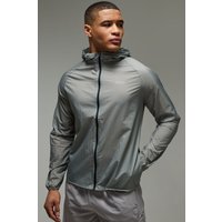 Man Active Lightweight Regenmantel - Grau - M, Grau von boohooman