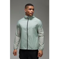 Man Active Lightweight Regenmantel - Grün - XS, Grün von boohooman
