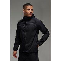 Man Active Lightweight Regenmantel - Schwarz - XS, Schwarz von boohooman