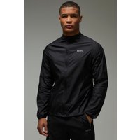Man Active leichte Regenjacke - Schwarz - XL, Schwarz von boohooman